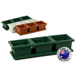 Mini Garden Pots With Tray (available in 3 colours)