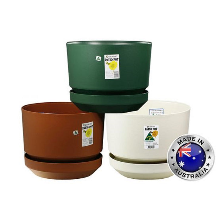 Round Patio Pot Planter (available in 4 colours)