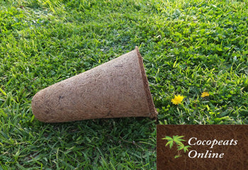 Cocopeats Online Coir Liner Conical Coir Liner 5 inches