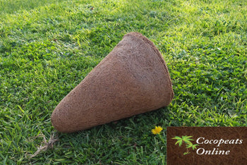 Cocopeats Online Coir Liner Conical Coir Liner 9 inches